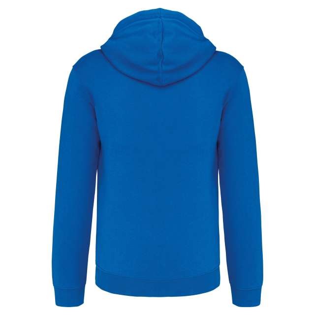 MEN'S CONTRAST HOODED FULL ZIP SWEATSHIRT