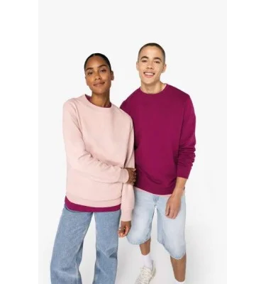 ECO-FRIENDLY UNISEX ROUND NECK SWEATSHIRT