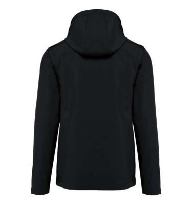 UNISEX 3-LAYER SOFTSHELL HOODED JACKET WITH REMOVABLE SLEEVES