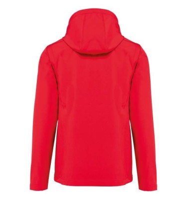 UNISEX 3-LAYER SOFTSHELL HOODED JACKET WITH REMOVABLE SLEEVES