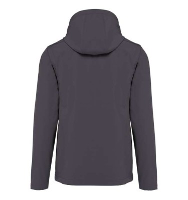 UNISEX 3-LAYER SOFTSHELL HOODED JACKET WITH REMOVABLE SLEEVES