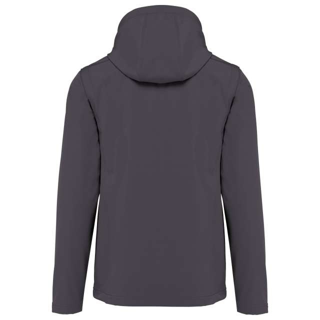 UNISEX 3-LAYER SOFTSHELL HOODED JACKET WITH REMOVABLE SLEEVES