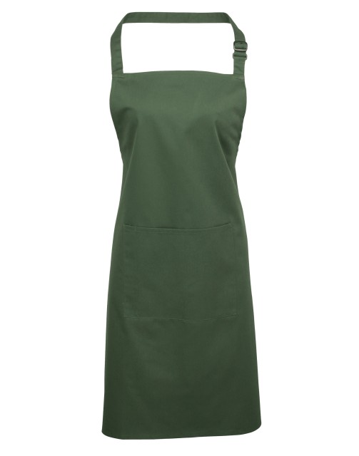 'COLOURS COLLECTION’ BIB APRON WITH POCKET