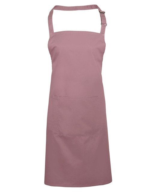 'COLOURS COLLECTION’ BIB APRON WITH POCKET