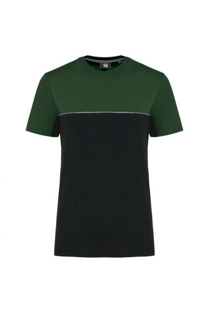 UNISEX ECO-FRIENDLY SHORT SLEEVE TWO-TONE T-SHIRT