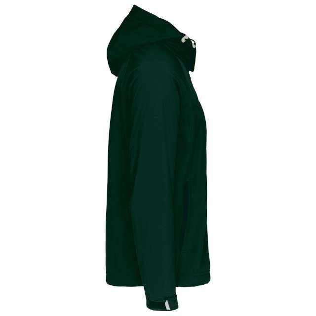MEN'S DETACHABLE HOODED SOFTSHELL JACKET