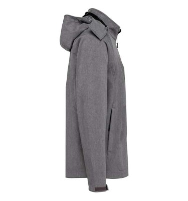 MEN'S DETACHABLE HOODED SOFTSHELL JACKET