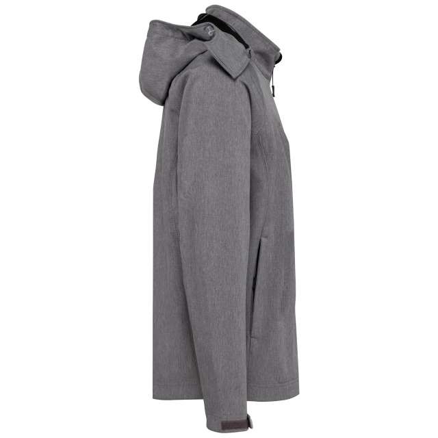 MEN'S DETACHABLE HOODED SOFTSHELL JACKET