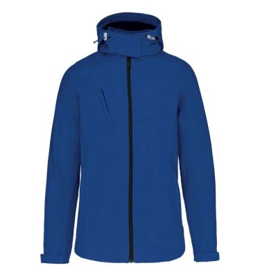 LADIES' DETACHABLE HOODED SOFTSHELL JACKET