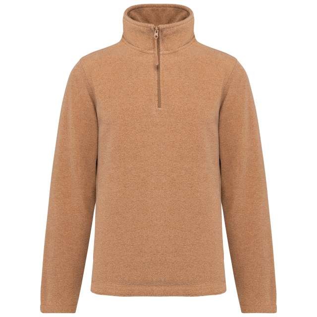 ENZO - ZIP NECK MICROFLEECE JACKET