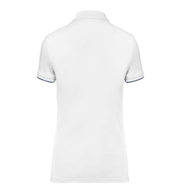 LADIES' SHORT-SLEEVED CONTRASTING DAYTODAY POLO SHIRT