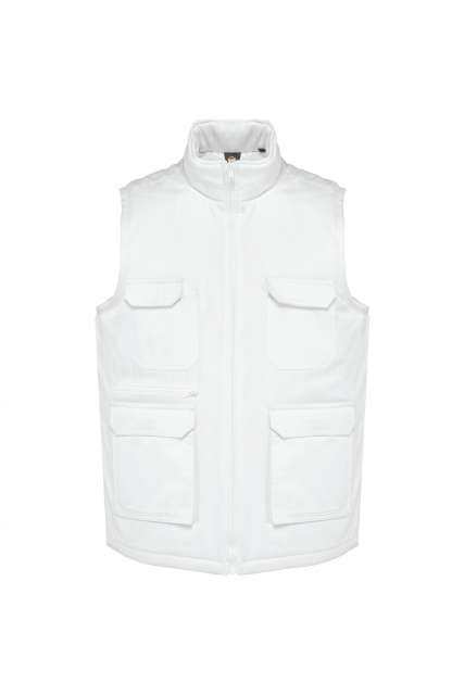 UNISEX PADDED MULTI-POCKET POLYCOTTON VEST