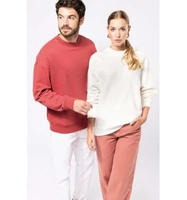 UNISEX OVERSIZED ECO-FRIENDLY CREW NECK SWEATSHIRT