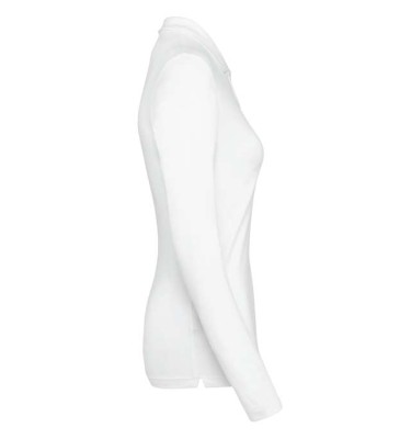 LADIES' LONG-SLEEVED SUPIMA® POLO SHIRT