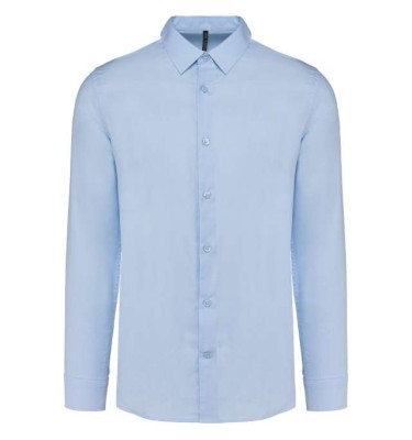 MEN LONG-SLEEVED EASY CARE SHIRT WITHOUT POCKET