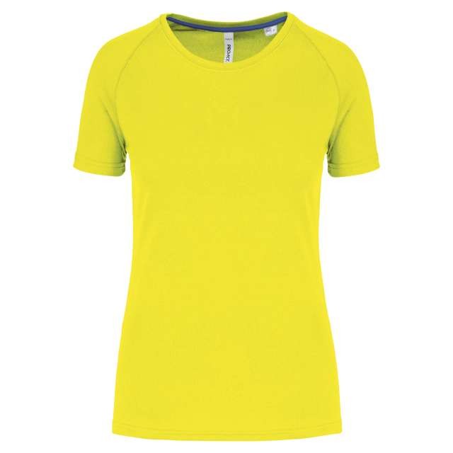 LADIES' RECYCLED ROUND NECK SPORTS T-SHIRT