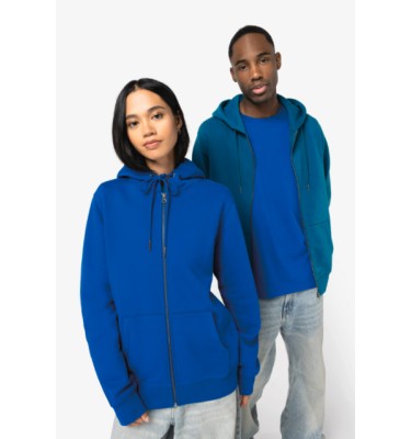 UNISEX ZIP-UP HOODED SWEATSHIRT