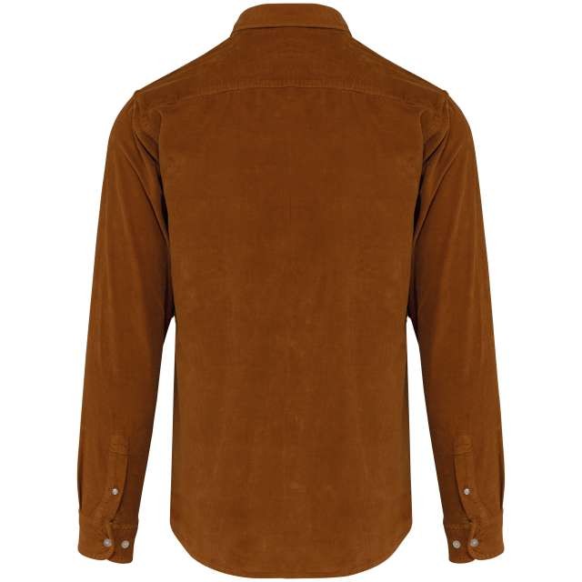 MEN'S LONG-SLEEVED CORDUROY SHIRT