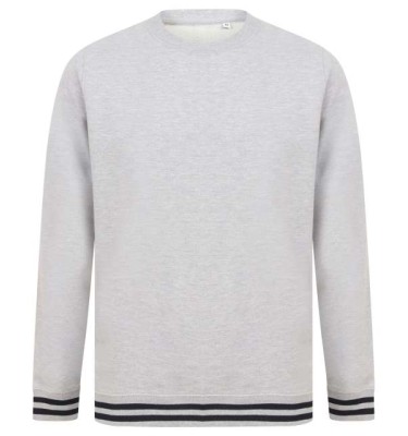 SWEAT WITH STRIPE CUFFS