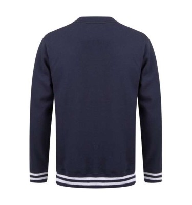 Navy/heather grey