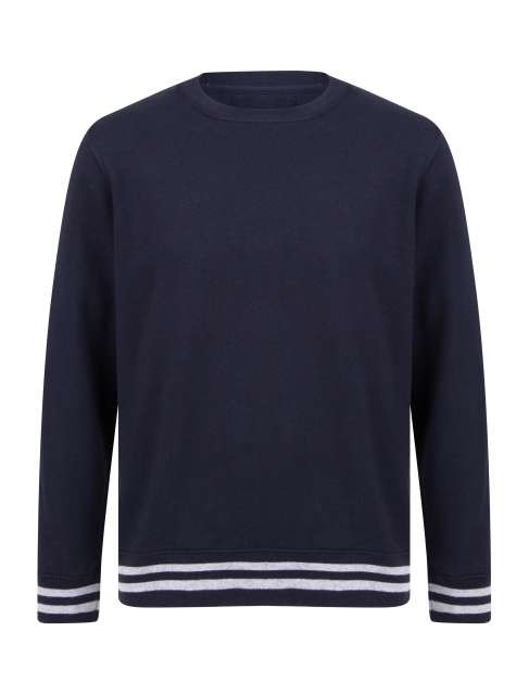 SWEAT WITH STRIPE CUFFS