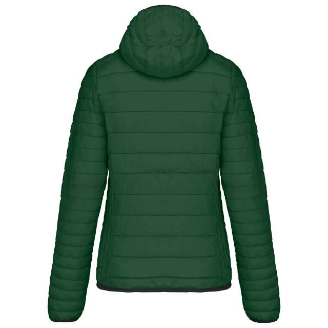 LADIES' LIGHTWEIGHT HOODED PADDED JACKET