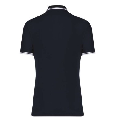 MEN'S SHORT-SLEEVED POLOSHIRT WITH CONTRASTING PIPING