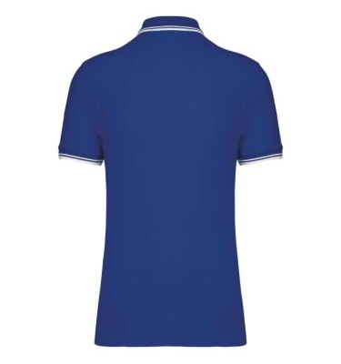 MEN'S SHORT-SLEEVED POLOSHIRT WITH CONTRASTING PIPING