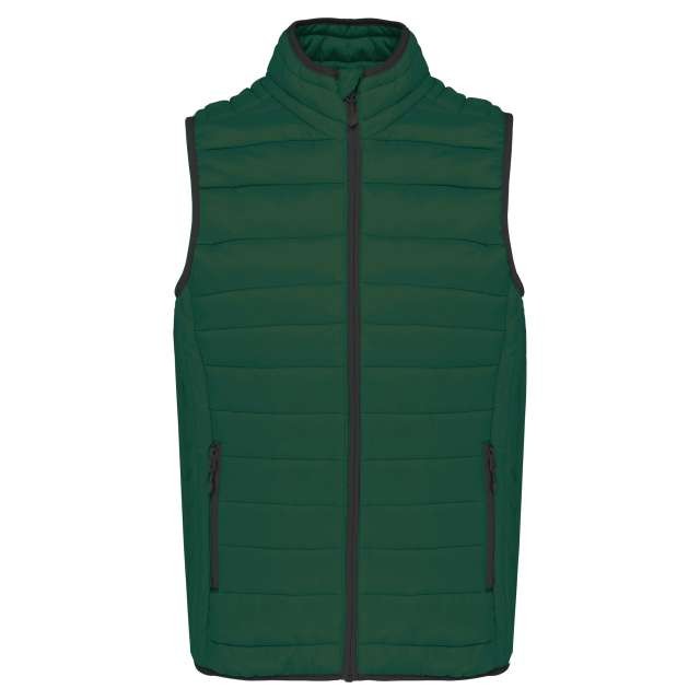 MEN’S LIGHTWEIGHT SLEEVELESS FAKE DOWN JACKET