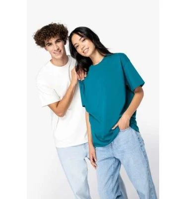 UNISEX SHOULDER LOOSE T-SHIRT
