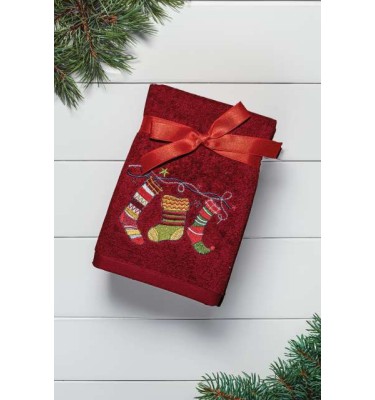 OLIMA CHRISTMAS TOWEL - CHRISTMAS SOCKS