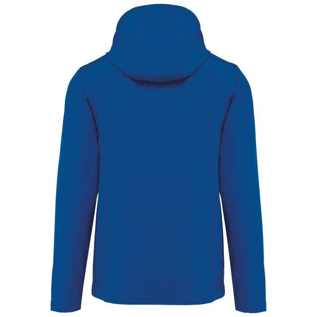 UNISEX 3-LAYER SOFTSHELL HOODED JACKET WITH REMOVABLE SLEEVES