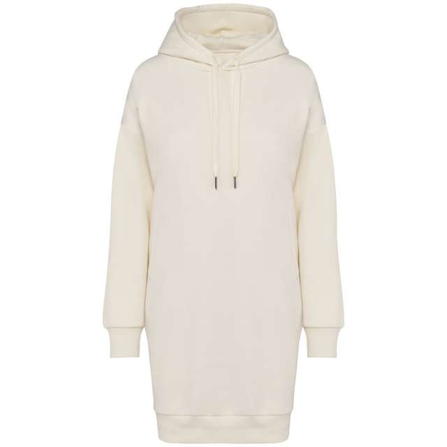 LADIES' ECO-FRIENDLY HOODED SWEATSHIRT DRESS