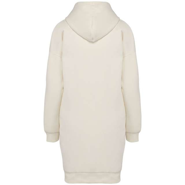 LADIES' ECO-FRIENDLY HOODED SWEATSHIRT DRESS