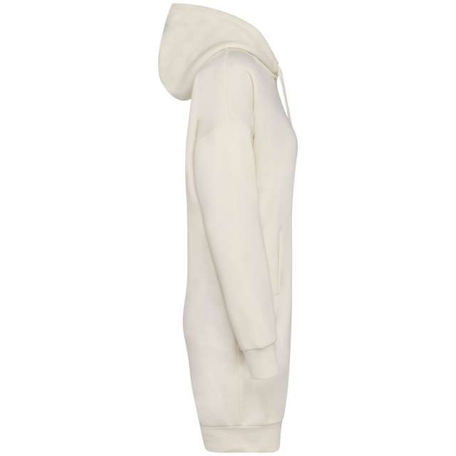 LADIES' ECO-FRIENDLY HOODED SWEATSHIRT DRESS