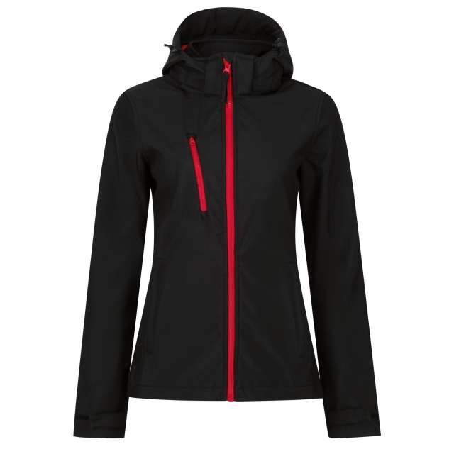 WOMEN'S VENTURER 3 LAYER HOODED PRINTABLE SOFTSHELL JACKET