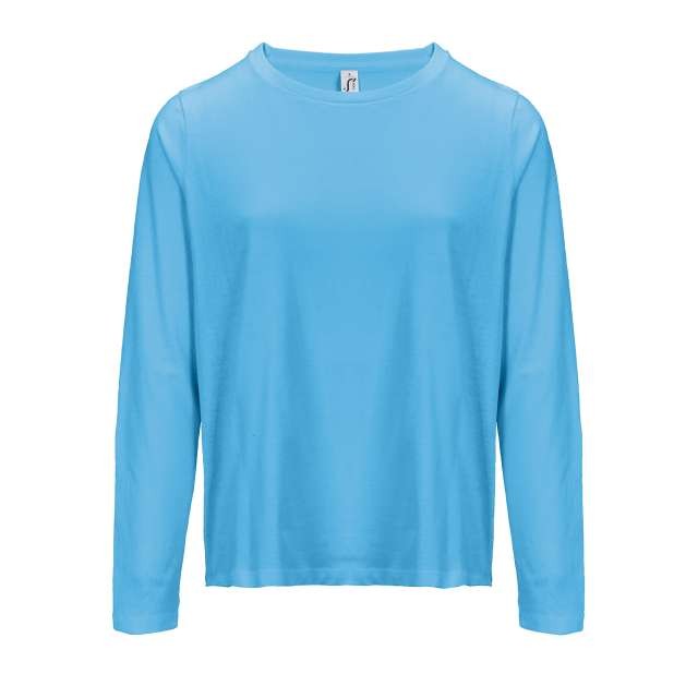 SOL'S MONARCH WOMEN - LONG SLEEVE T-SHIRT WITH ROUND NECK