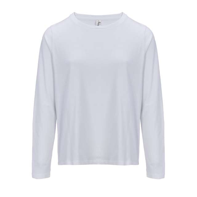 SOL'S MONARCH WOMEN - LONG SLEEVE T-SHIRT WITH ROUND NECK