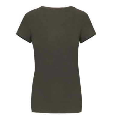 LADIES' SHORT-SLEEVED CREW NECK T-SHIRT