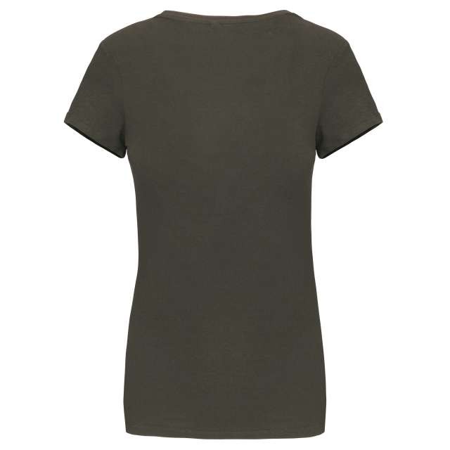 LADIES' SHORT-SLEEVED CREW NECK T-SHIRT