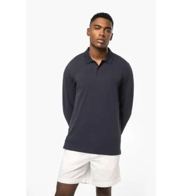MEN’S ORGANIC 180 PIQUÉ POLO SHIRT LONG SLEEVES