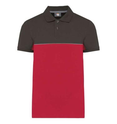 Red/dark grey