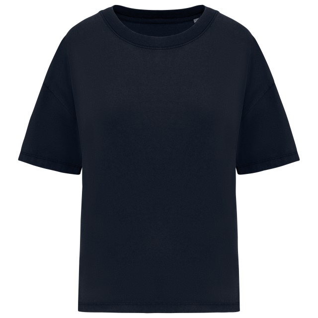 LADIES’ WASHED EFFECT OVERSIZED T-SHIRT