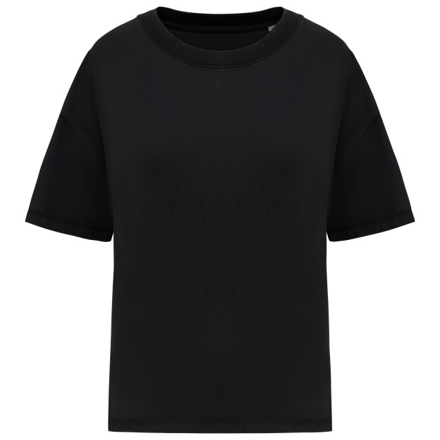 LADIES’ WASHED EFFECT OVERSIZED T-SHIRT