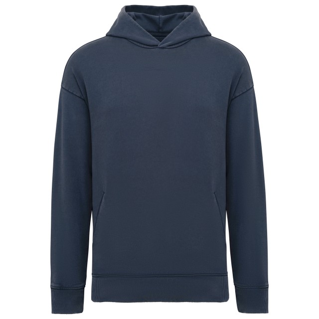 UNISEX WASHED EFFECT OVERSIZE HOODED SWEATSHIRT