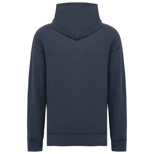 UNISEX WASHED EFFECT OVERSIZE HOODED SWEATSHIRT