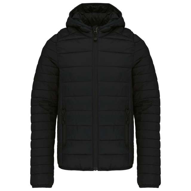 KIDS' LIGHTWEIGHT HOODED PADDED JACKET