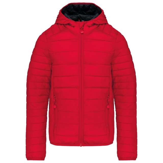 KIDS' LIGHTWEIGHT HOODED PADDED JACKET