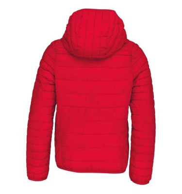 KIDS' LIGHTWEIGHT HOODED PADDED JACKET