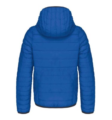 KIDS' LIGHTWEIGHT HOODED PADDED JACKET